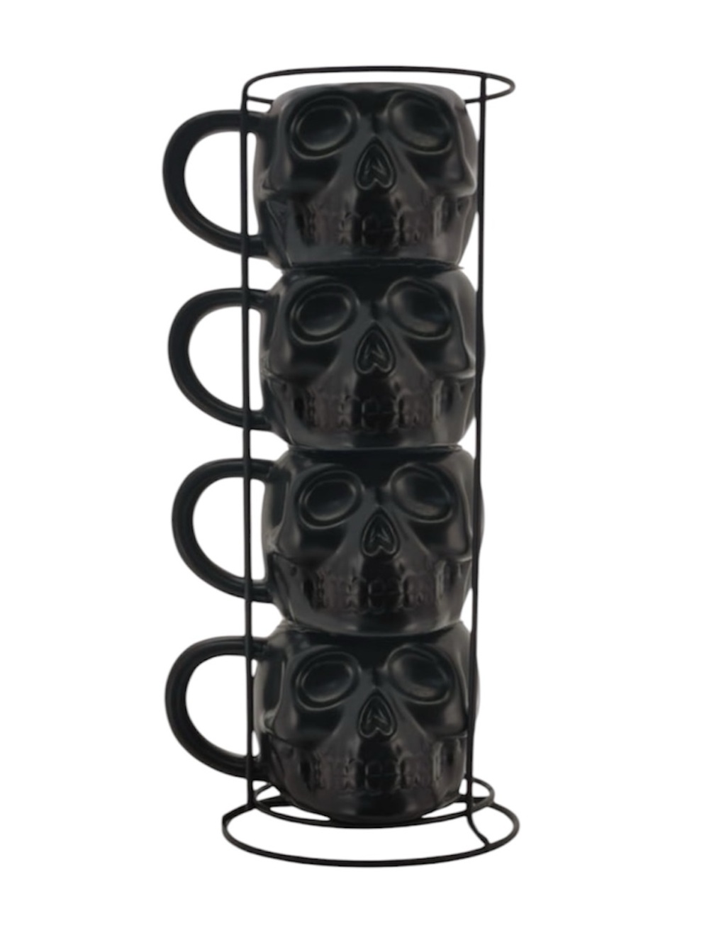 Halloween Skull Mug Stack